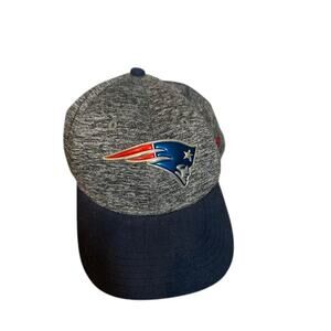 New Era NFL Gray Patriots Boston Football Baseball Hat Casual Youth Boy